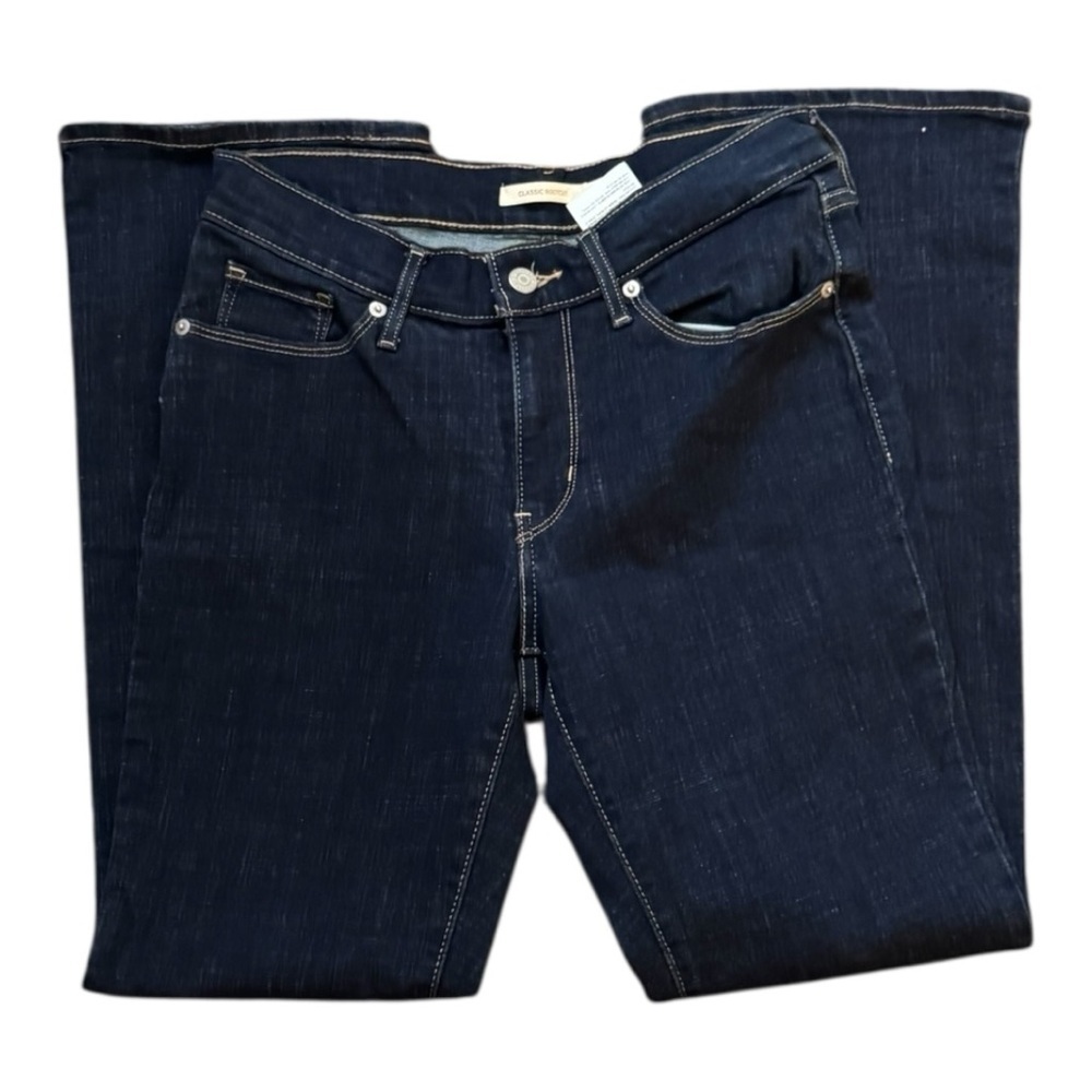 Levi's Dark Blue Boot Cut Women's Jeans - Picture 4 of 6
